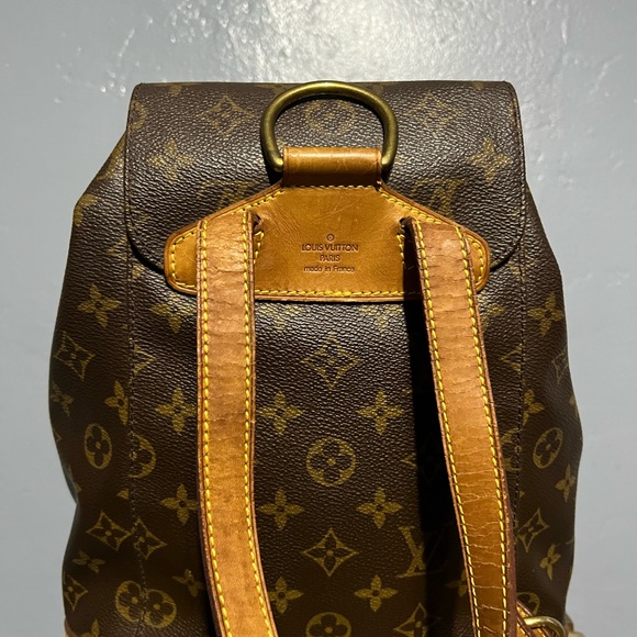 Louis Vuitton Montsouris Monogram Canvas Backpack Brown - Picture 4 of 10
